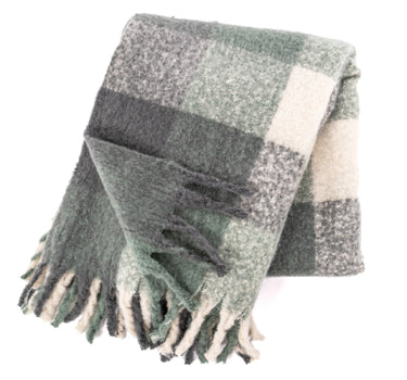 Microflannel plaid