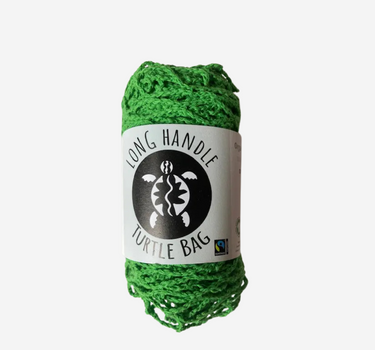 Organisch Netzakje met Lange Handvatten: Appelgroen