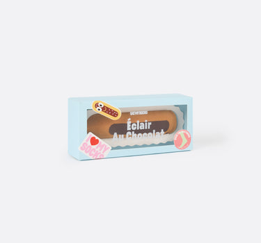 Eclair au chocolat sokken