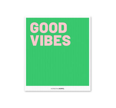 Sponge cloth Good vibes