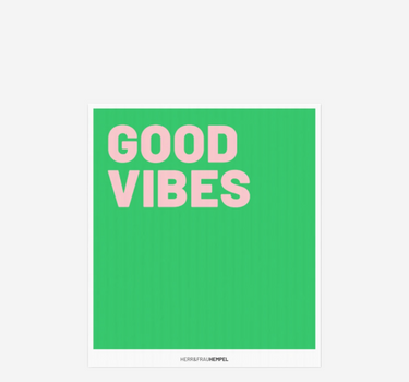 Sponsdoek: Good vibes