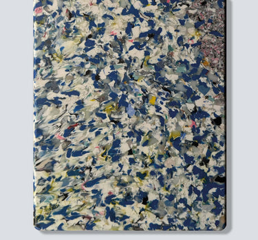 100% gerecycleerde snijplank: blauwe duodesign